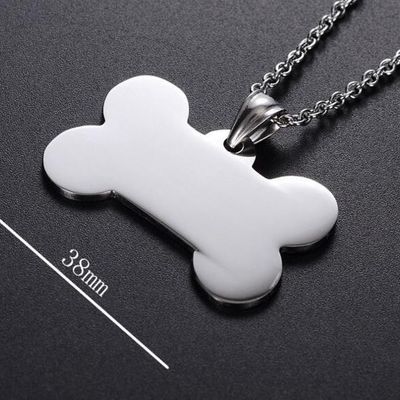acheter Tag d'identification de chien en forme d'os Logo personnalisé fabrication en ligne