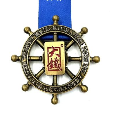 acheter Médailles de triathlon personnalisées / médaille de filature fabrication en ligne