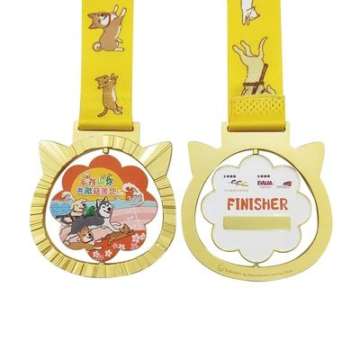 acheter Médaille personnalisée de course à pied Médaille rotative fabrication en ligne