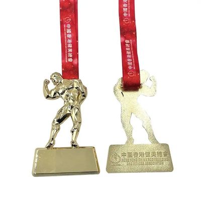 acheter 3D Fitness Gold Award Médaille du culturisme fabrication en ligne