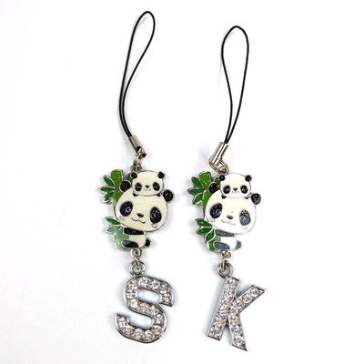 acheter L'élément Panda personnalisé Couple Keychain Couple Key Ring Metal Cartoon fabrication en ligne