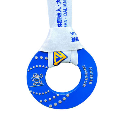 acheter Médaillons personnalisés toroïdaux Trail Run Prix en relief / médailles de prix personnalisées fabrication en ligne