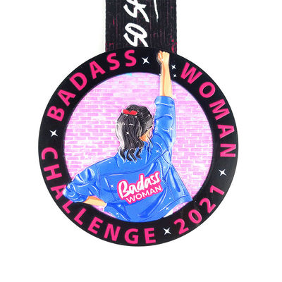 acheter Prix d'impression UV sur médaille d'insertion personnalisée avec verre transparent fabrication en ligne