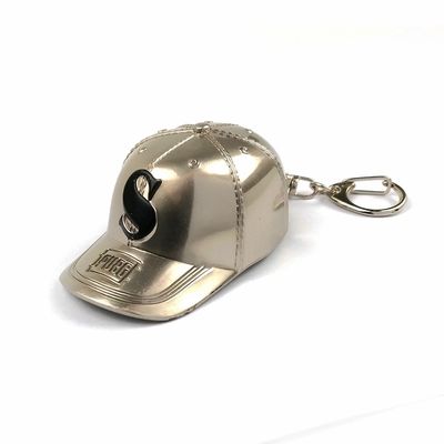 acheter Conception personnalisée du logo de la casquette mono métallique de couleur pour la forme ronde de la boucle de clé ronde fabrication en ligne