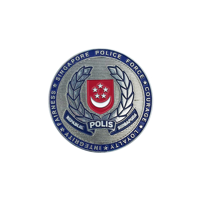 acheter Pièce commémorative A Tradition honorée de la pièce de la force de police de Singapour fabrication en ligne