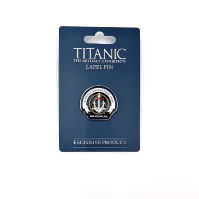 acheter Lapel Pin for Titanic Enthusiasts Customizable Soft Enamel Badge for Movie Themes Free Design Service Availabl fabrication en ligne