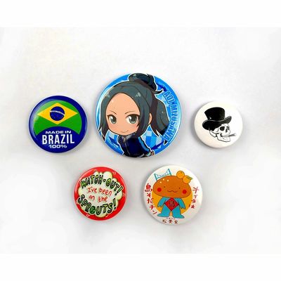 Emblème / épingle de lapelet Badge de bouton promotionnel avec épingle de sécurité pour le marathon