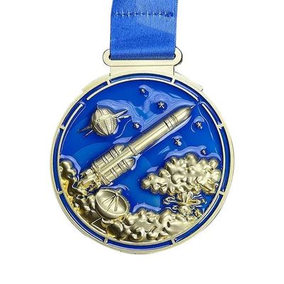 3D Die Casting Médailles de marathon en ligne Événements Médaille de finition personnalisée