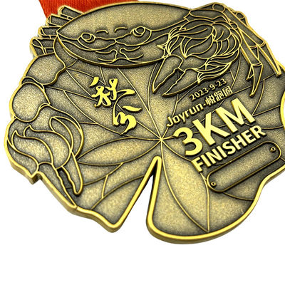 3KM Finisher Médaille en émail souvenir / Médailles de Halloween