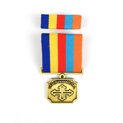 Médaille d'honneur personnalisée avec ruban pour la reconnaissance des employés de l'entreprise