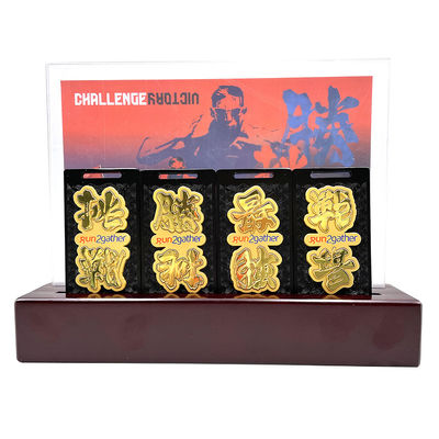 Médailles de l'inventeur d'impression UV avec vitrine pour reconnaître les réalisations exceptionnelles